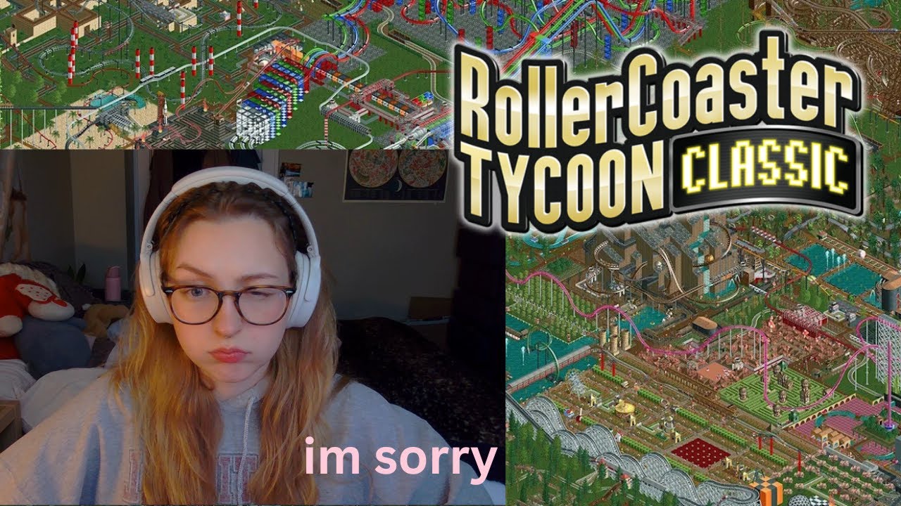 playing rollercoaster tycoon