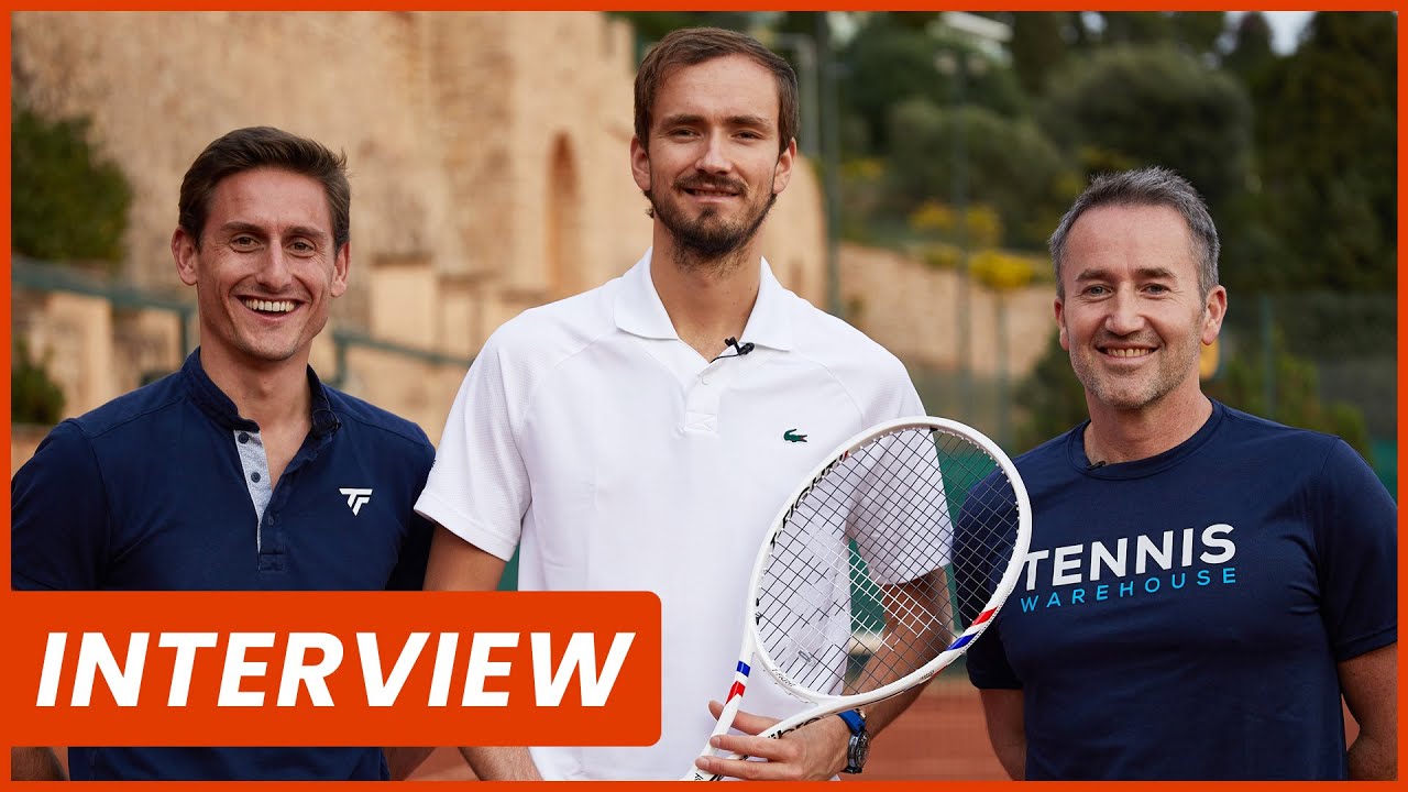 Exclusive chat with Daniil Medvedev & Team Tecnifibre: T-Fight Tennis Racquets / ITW at Monte Carlo