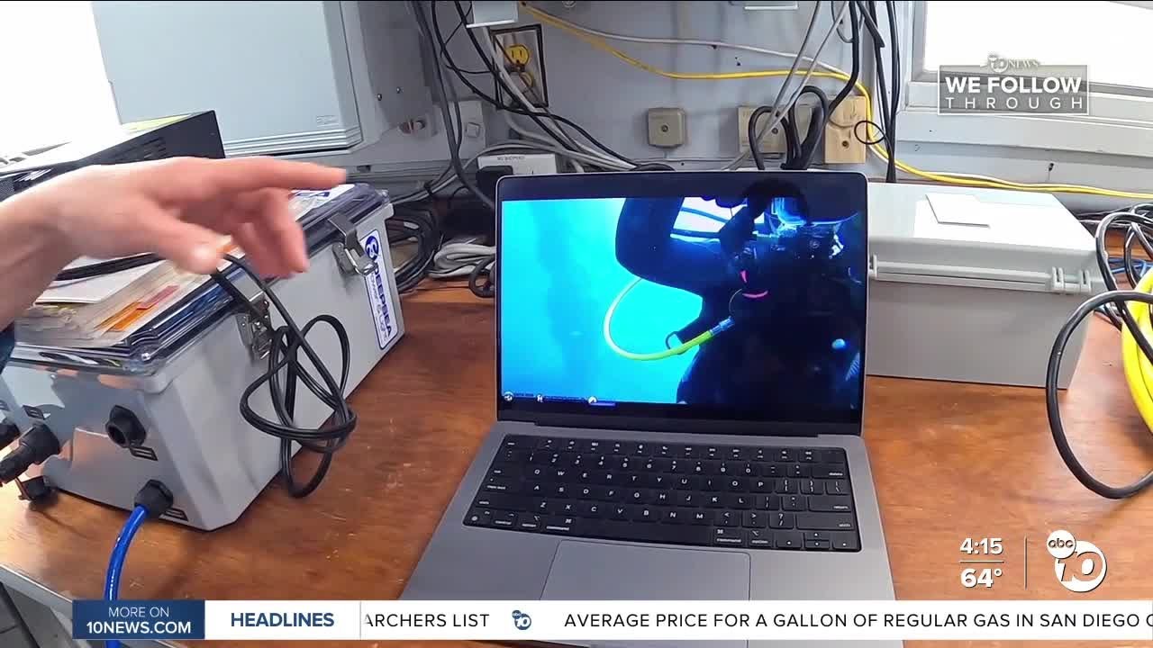 Scripps researchers give update on special camera at Scripps Pier