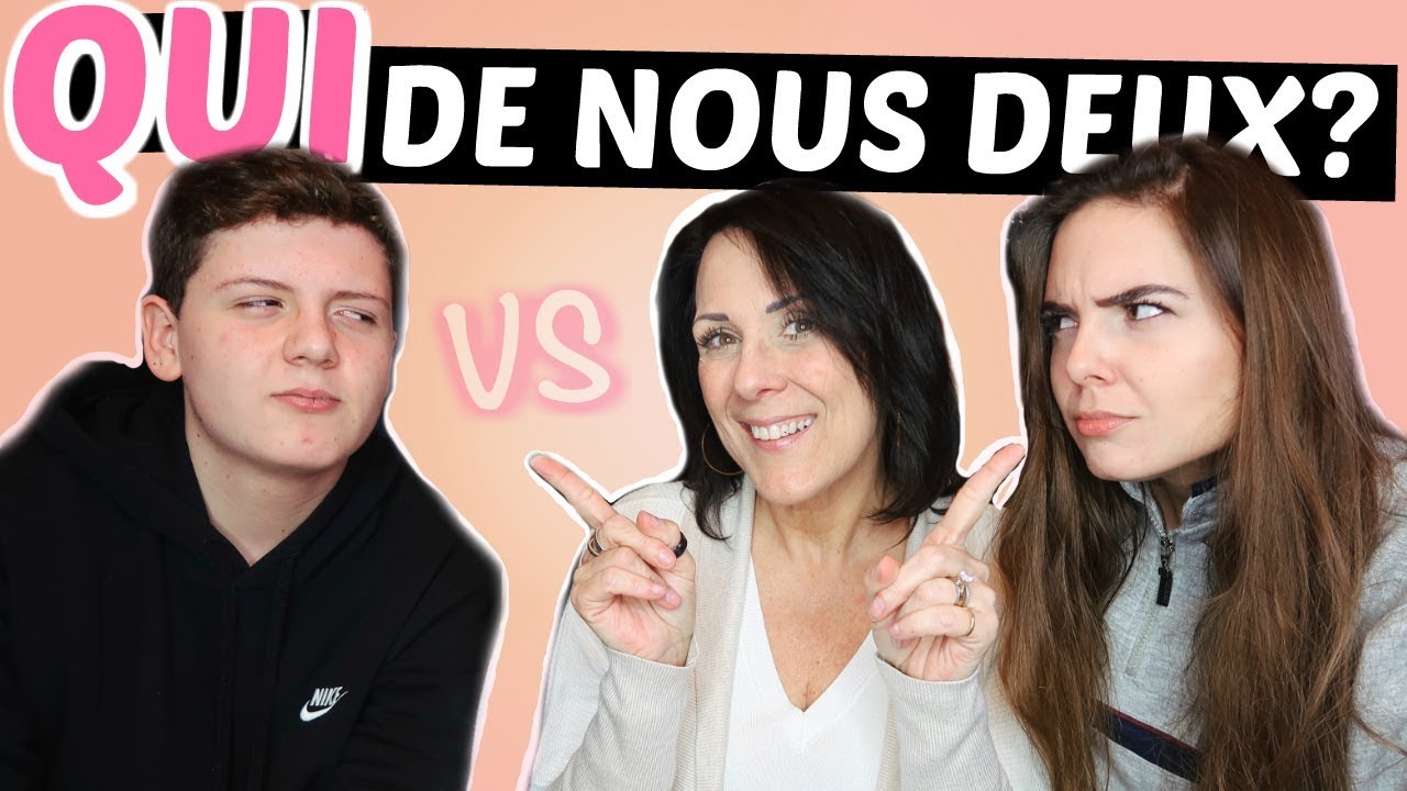 QUI DE NOUS DEUX? ft MON FR&Egrave;RE