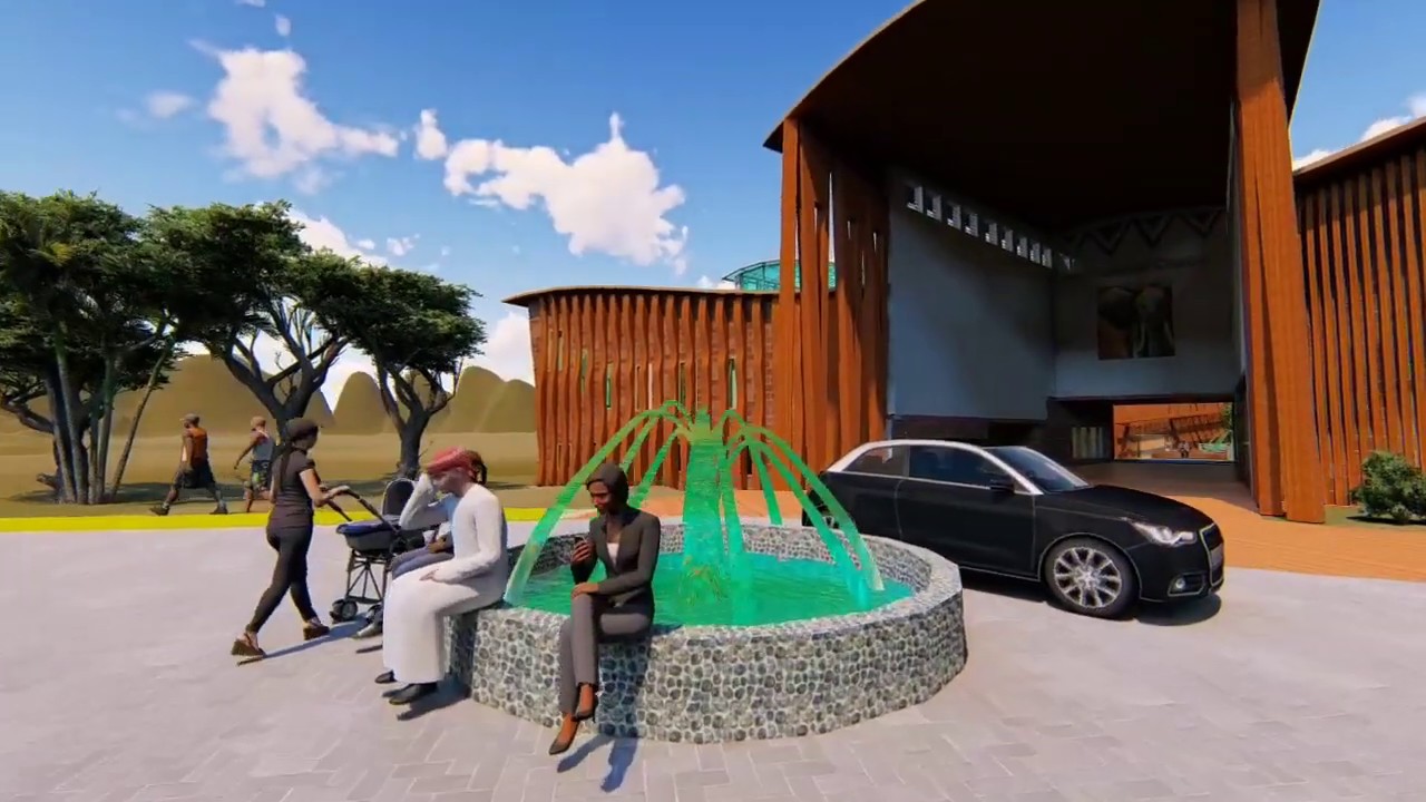 Voi Cultural Centre Lumion Architectural Rendering