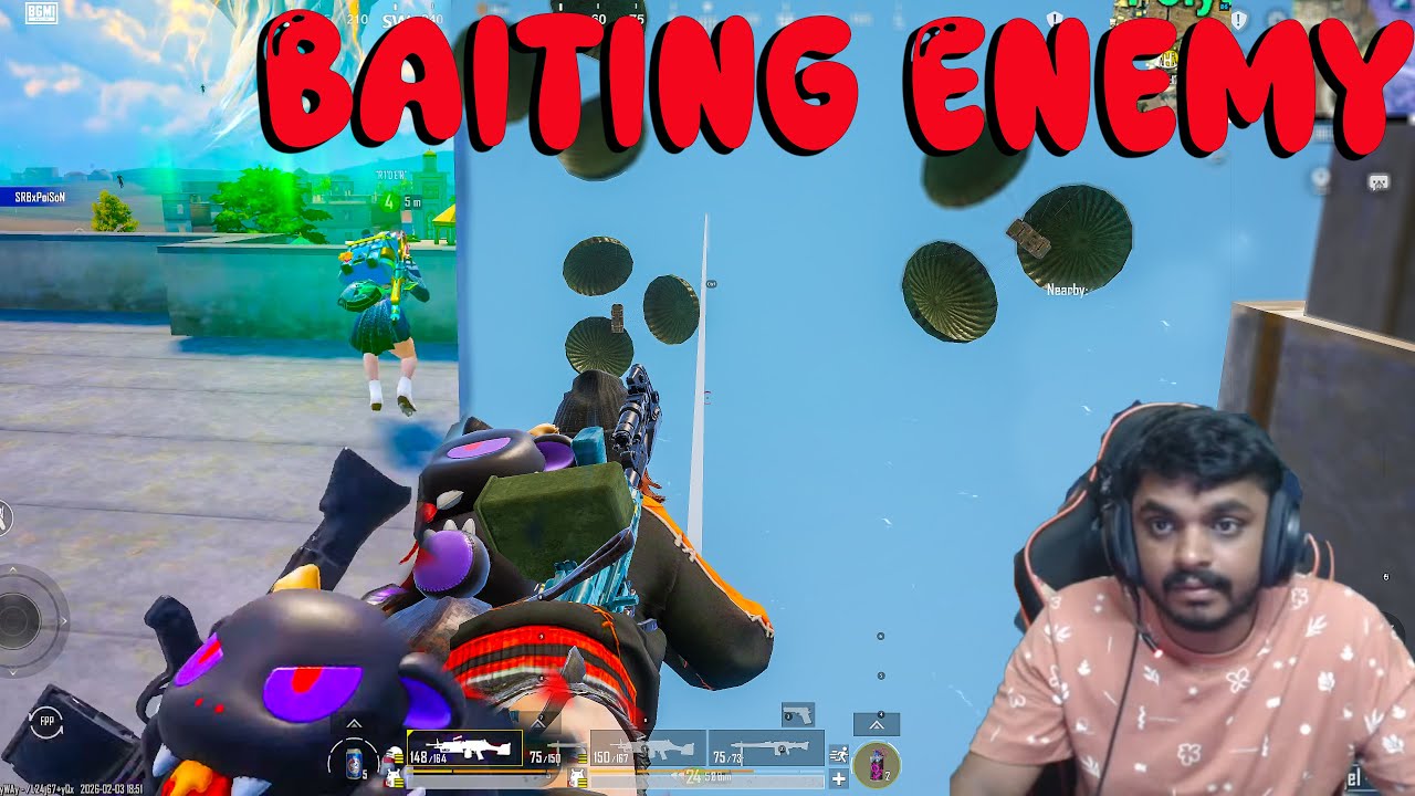 1000 IQ Baiting Enemy by 3 Knockdown