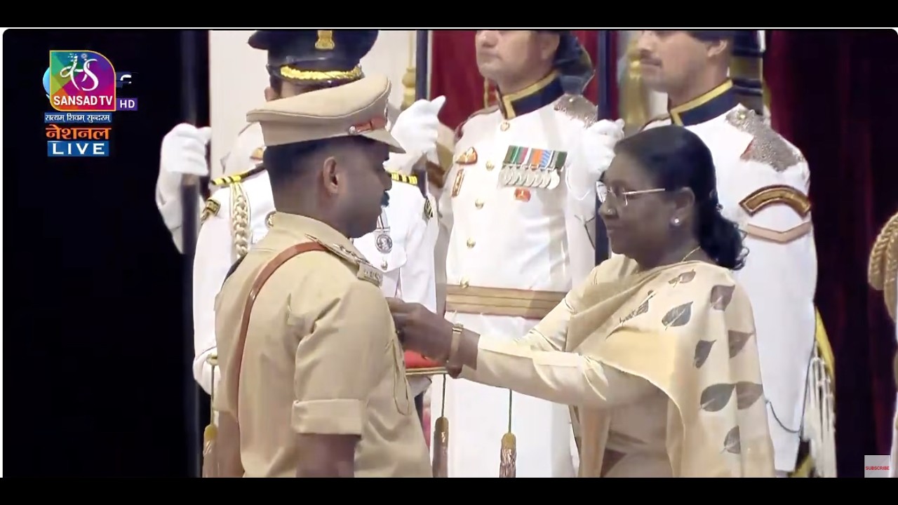 President Droupadi Murmu presents Gallantry Awards in Defence Investiture Ceremony - 2026 (Phase-1)