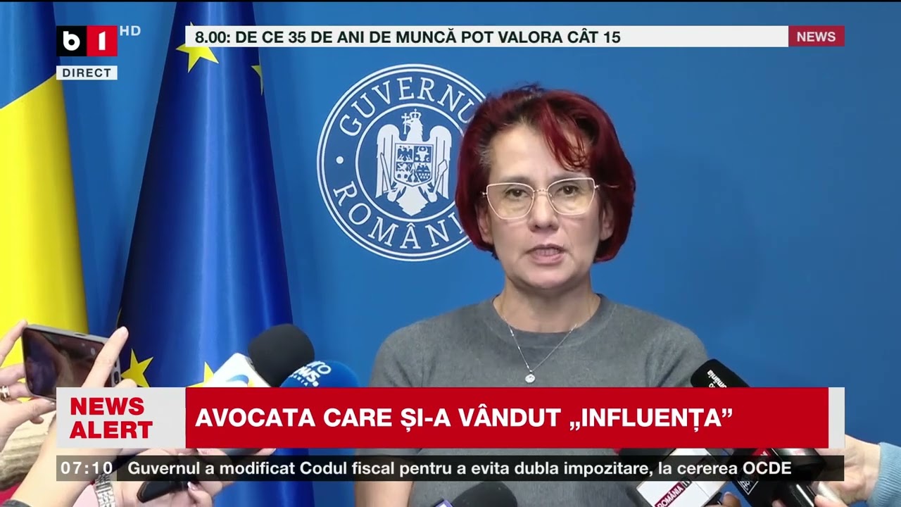 AVOCATA GEORGESCU, ARESTATĂ PREVENTIV_Știri B1TV_31 ian. 2026
