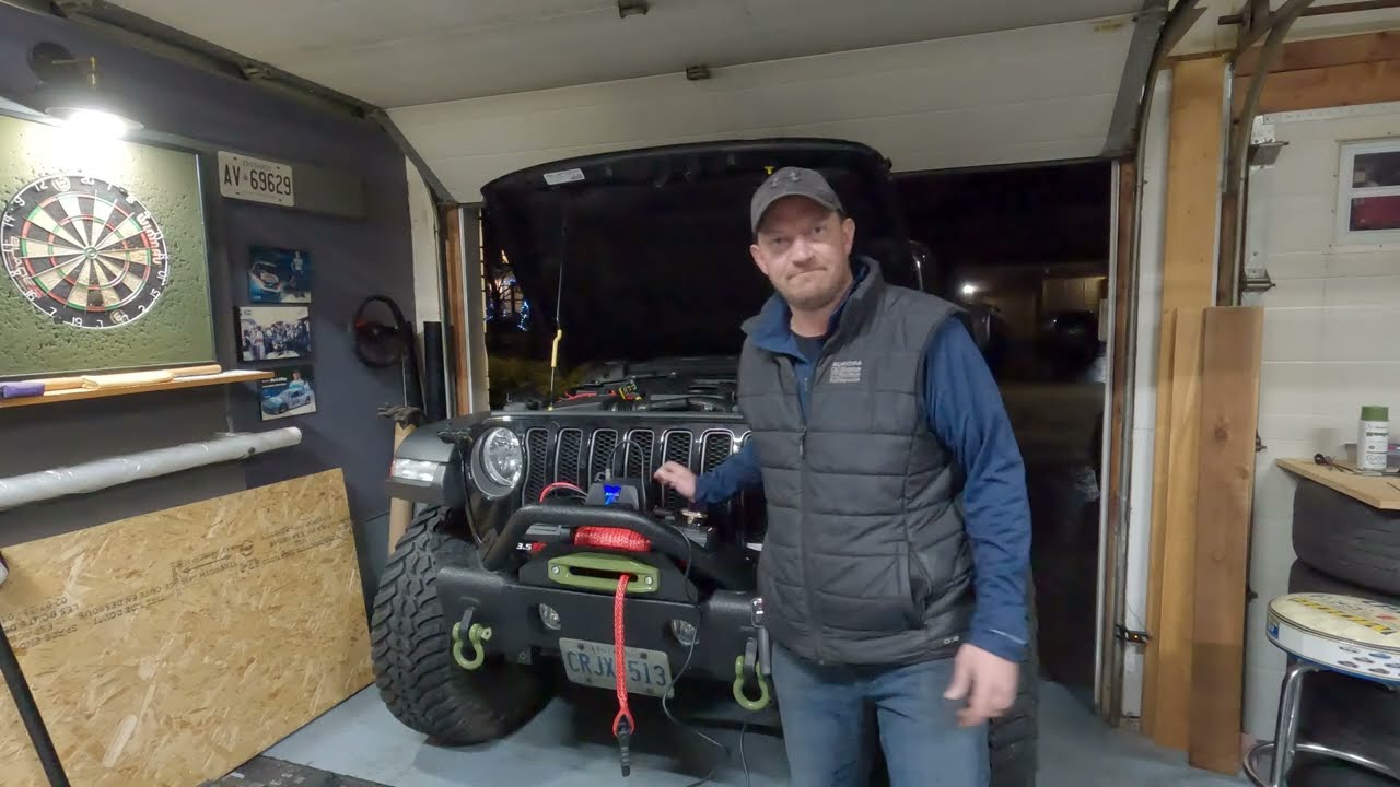 The Best Budget Winch  @xbullauto#rubicontrail #roughcountrylift #offroad #amp
