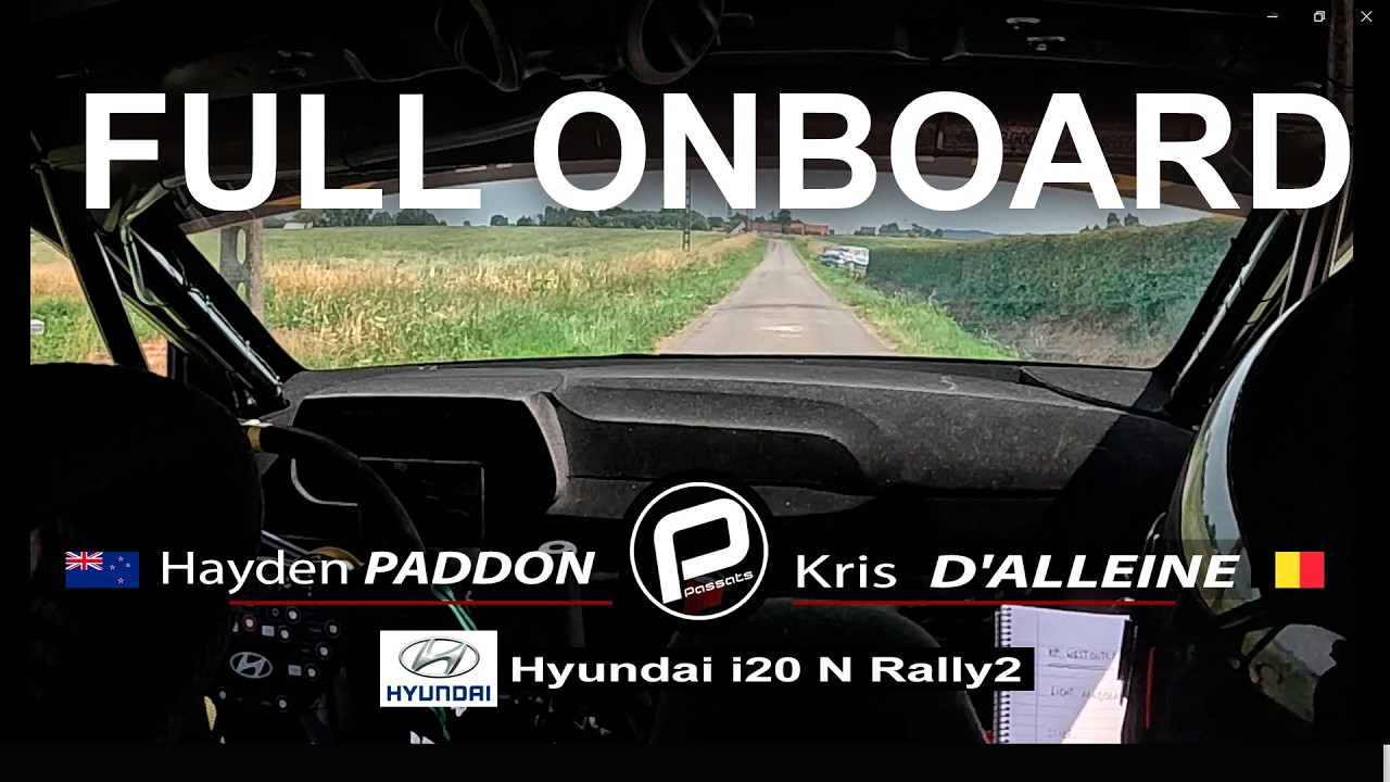Полный онборд Хейдена Пэддона на Ралли Ипр 2026 | Hyundai i20 N Rally2 [Passats de canto]