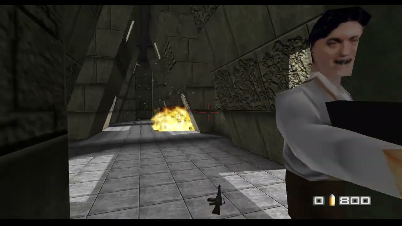 GoldenEye 007 &ndash; James Bond with Silenced PP7 vs. Jaws with Dual wield AR33 Assault Rifle Duel