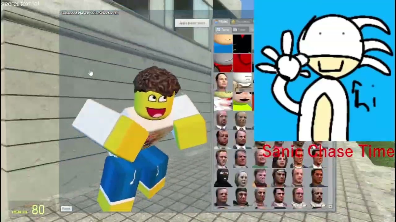 Sanic Chase but Recreated in Garry's Mod