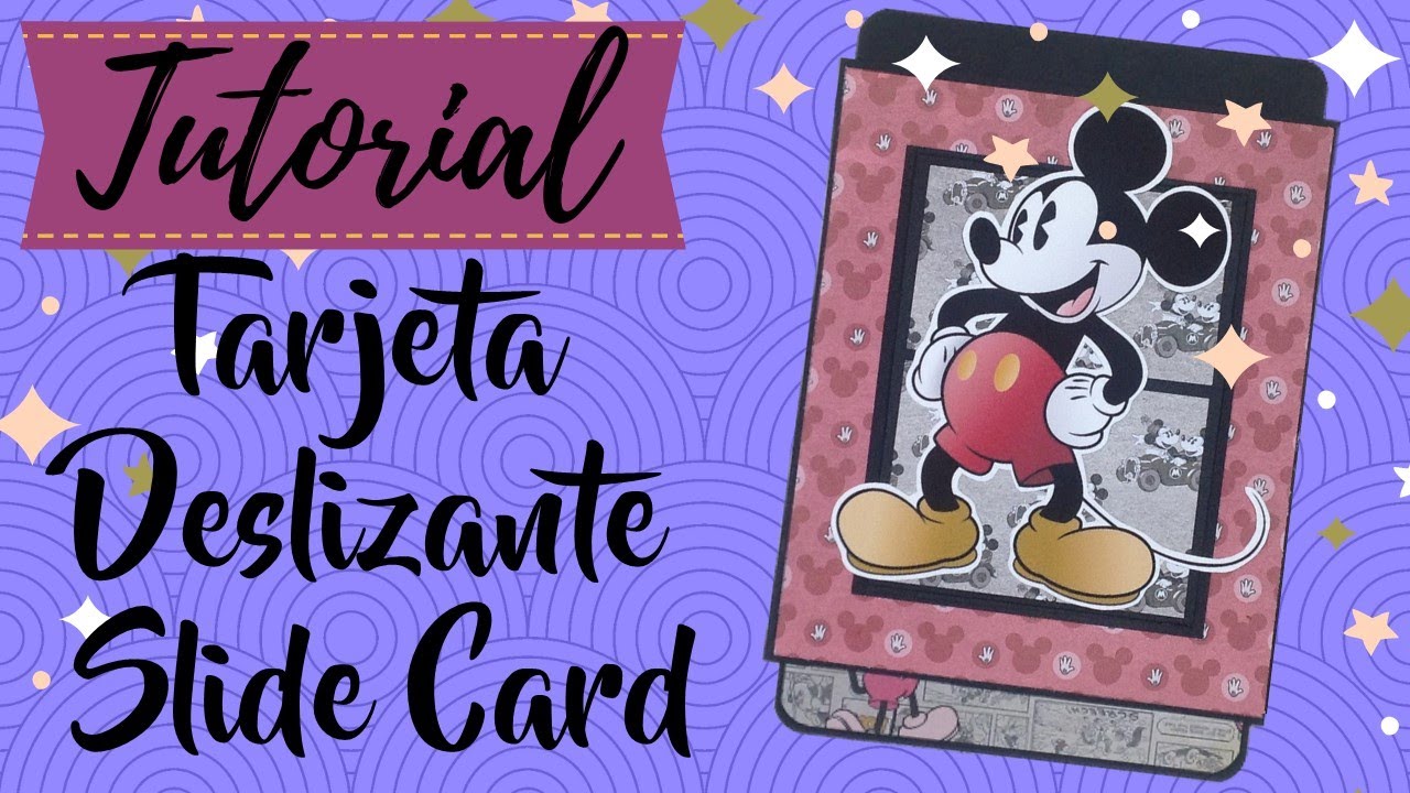 TARJETA DESLIZANTE  (SLIDE CARD) TUTORIAL DE SCRAPBOOK