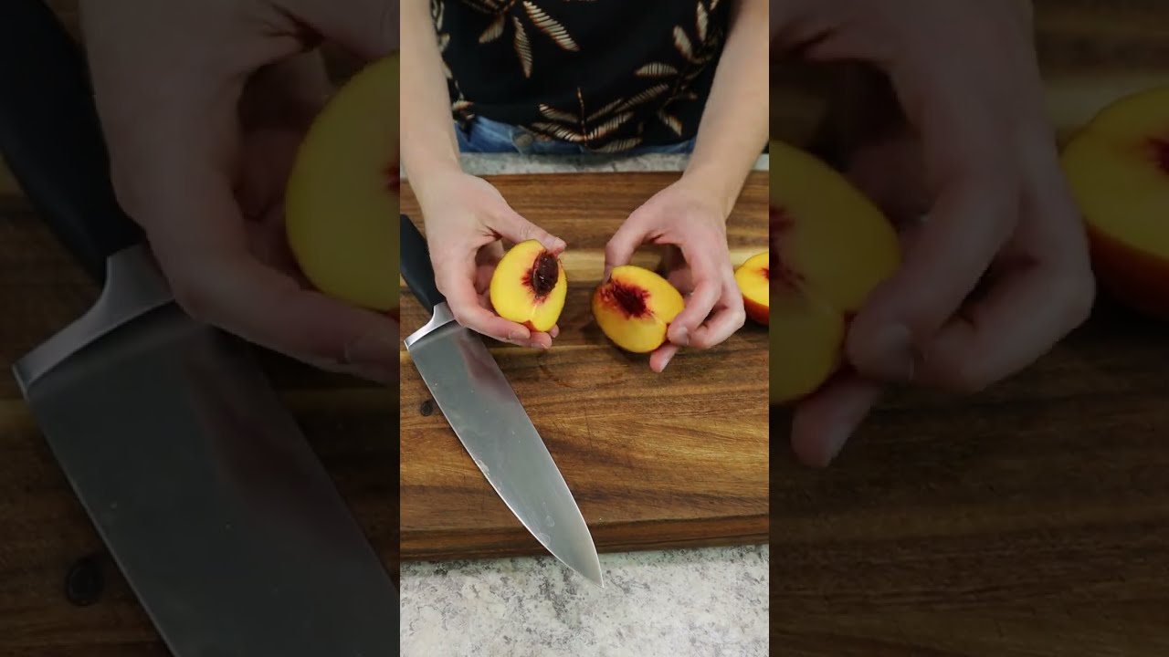 Как разрезать персик &mdash; Homebody Eats