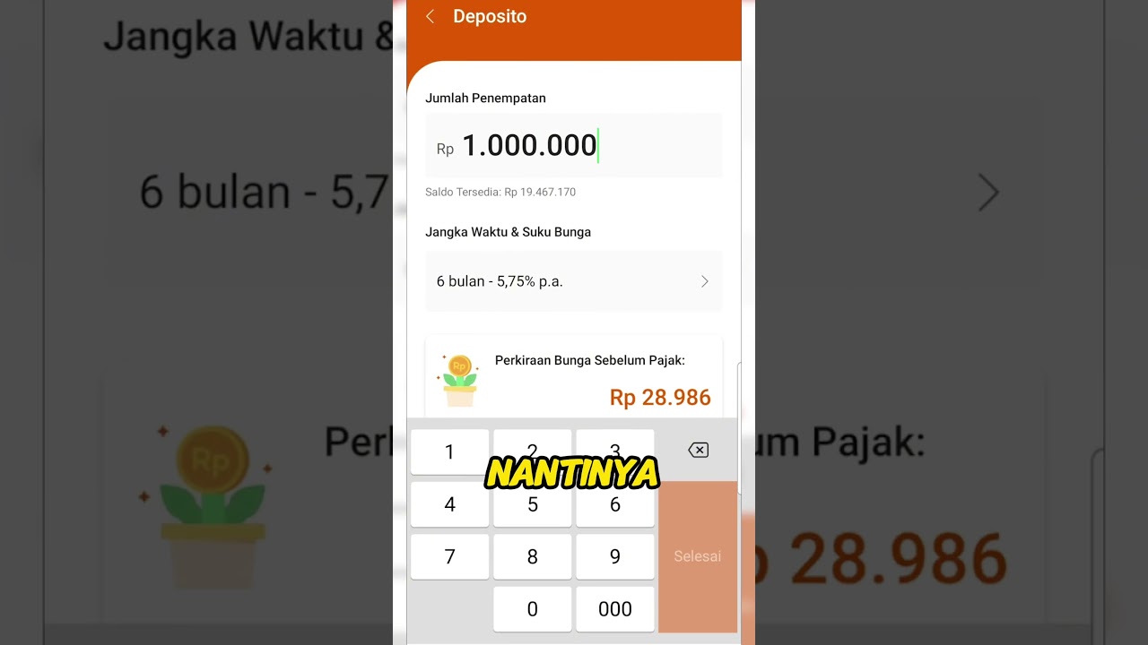 Tutorial Buka Deposito SeaBank