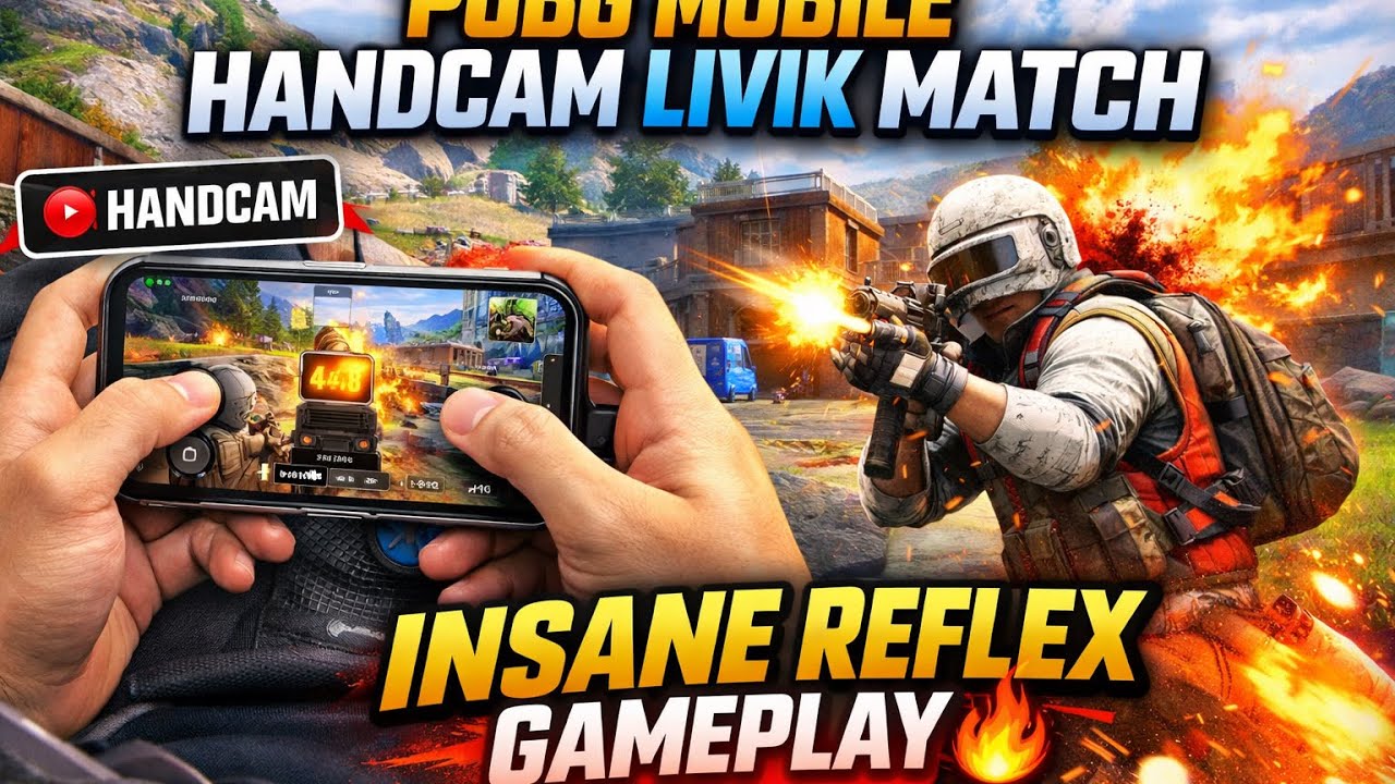 PUBG Mobile Handcam Livik Match | Insane Reflex Gameplay 🔥