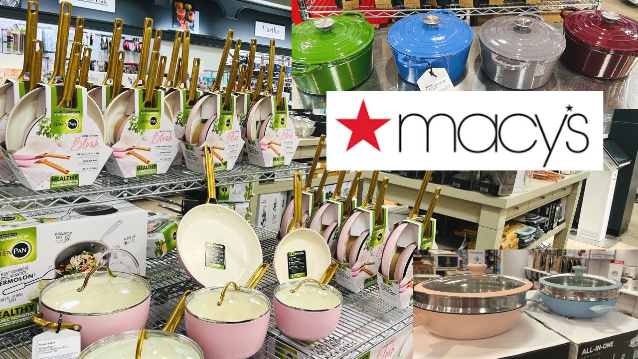 MACY'S KITCHEN Kitchenware COOKING SET Sale 50%OFF | SHOP WITH ME | home kitchen sale