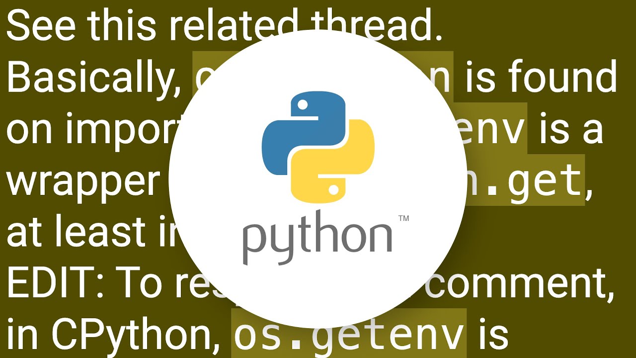 Difference between os.getenv and os.environ.get