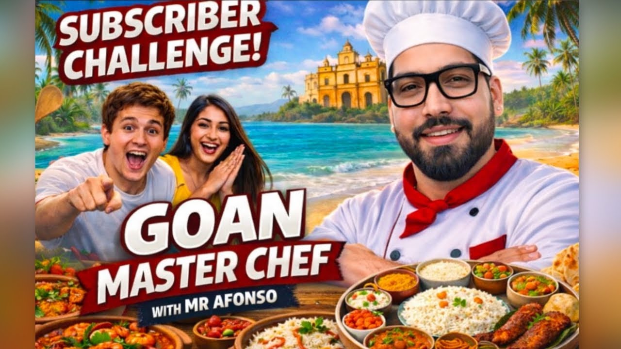 Goan Master chef 👩‍🍳 with Life Of Mr Afonso | Subscriber Challenge🥰#konkanivlog #goanvlogger #fypシ