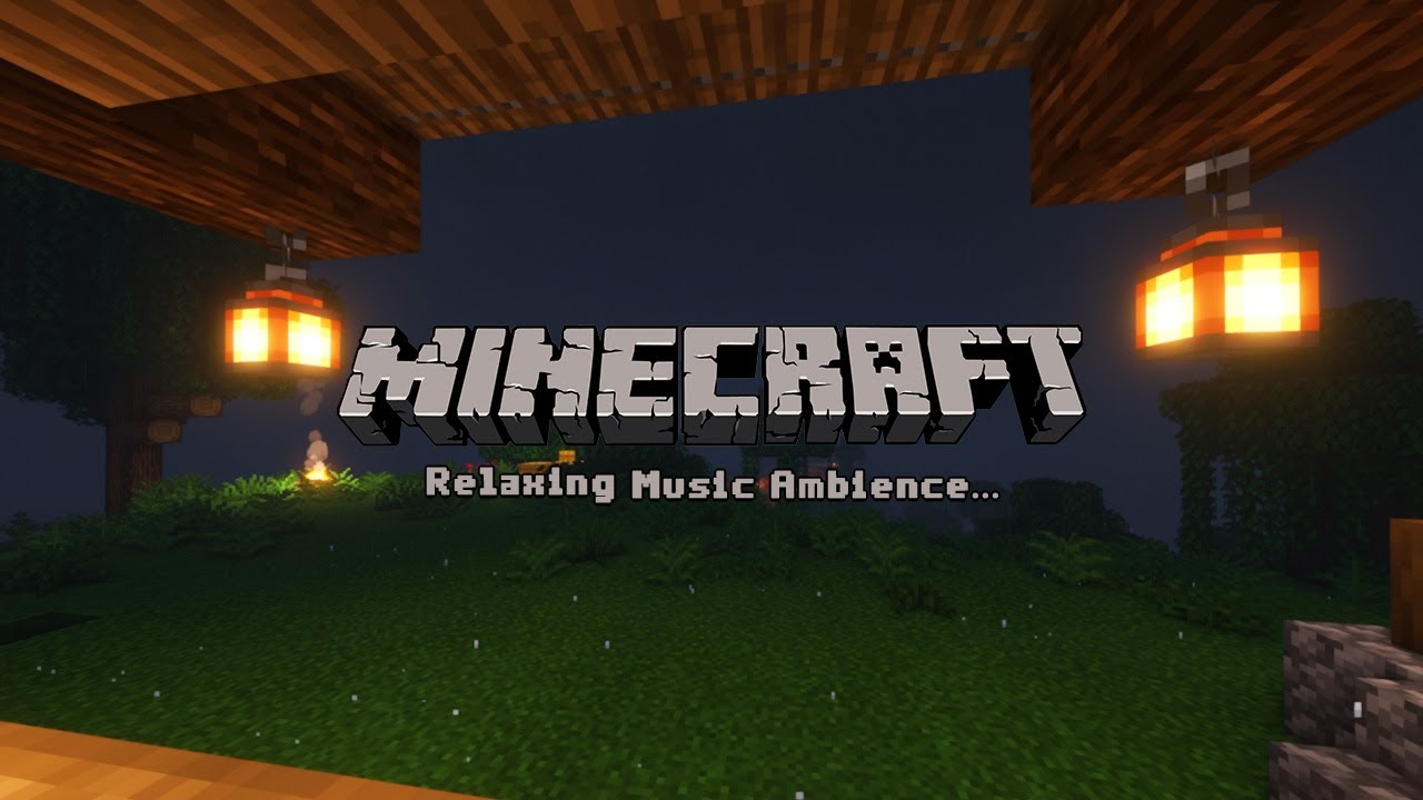 a rainy day... relaxing minecraft music while it's raining sounds ambience.