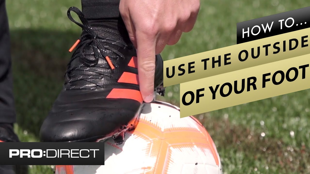 How To Use The Outside Of Your Foot | Learn Football Techniques Tutorial