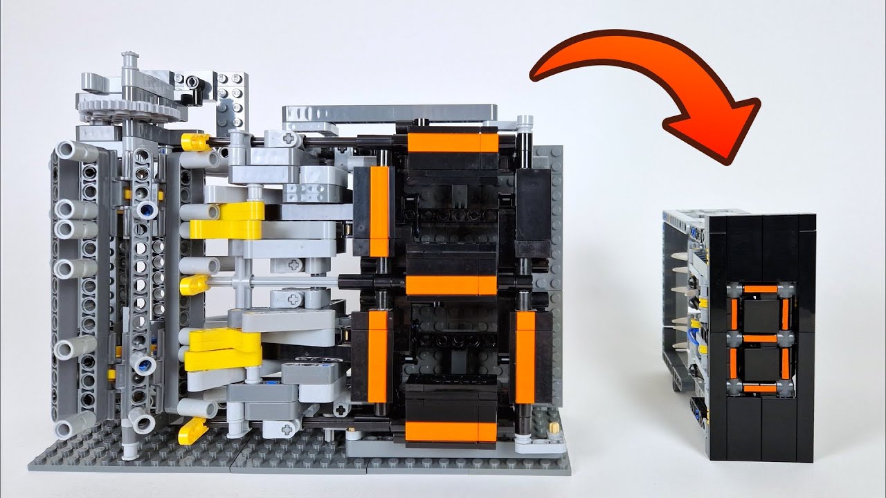 Building the World's Most Compact LEGO 7-Segment Display