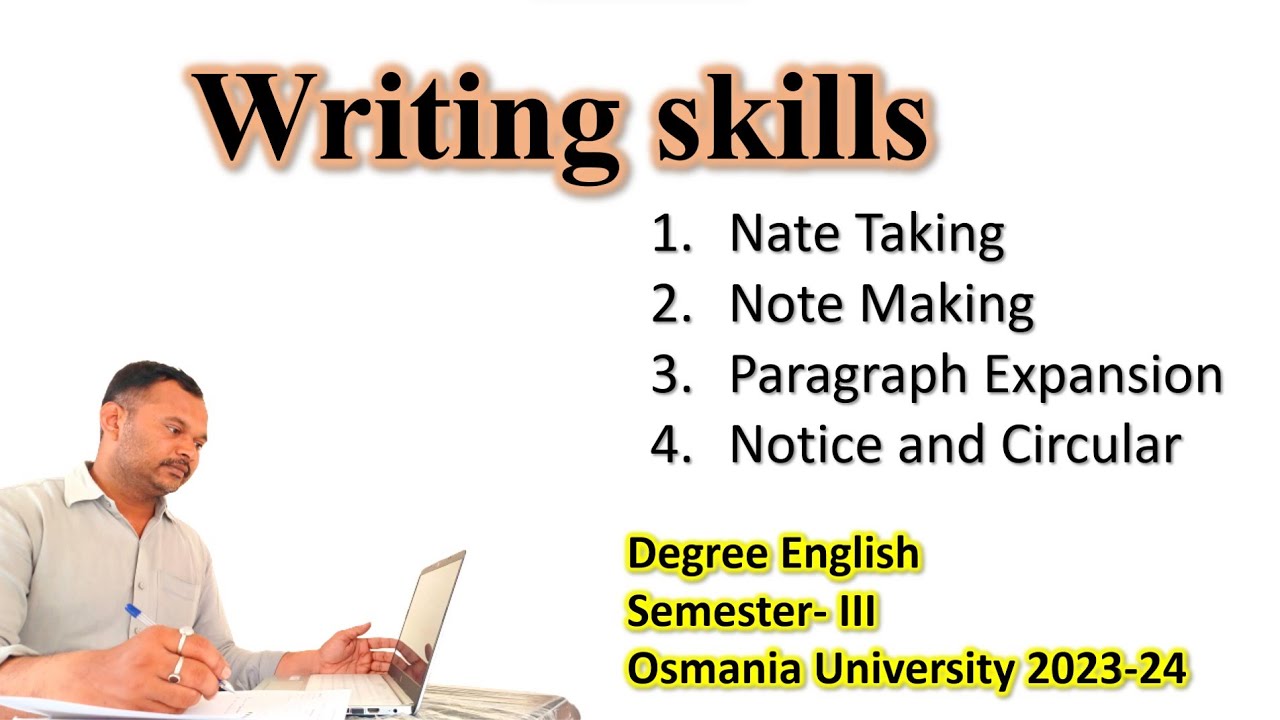 Writing Skills #whatisnotemaking #notetaking #moticeandcircular
