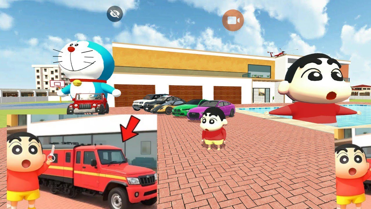 Indian Railway station Sinchain Doremon New car spawn Npc   #indiantheftauto 