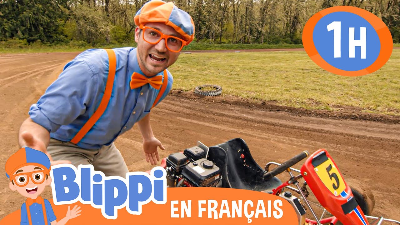 Blippi fait du karting | Blippi en français | Vidéos éducatives pour enfants