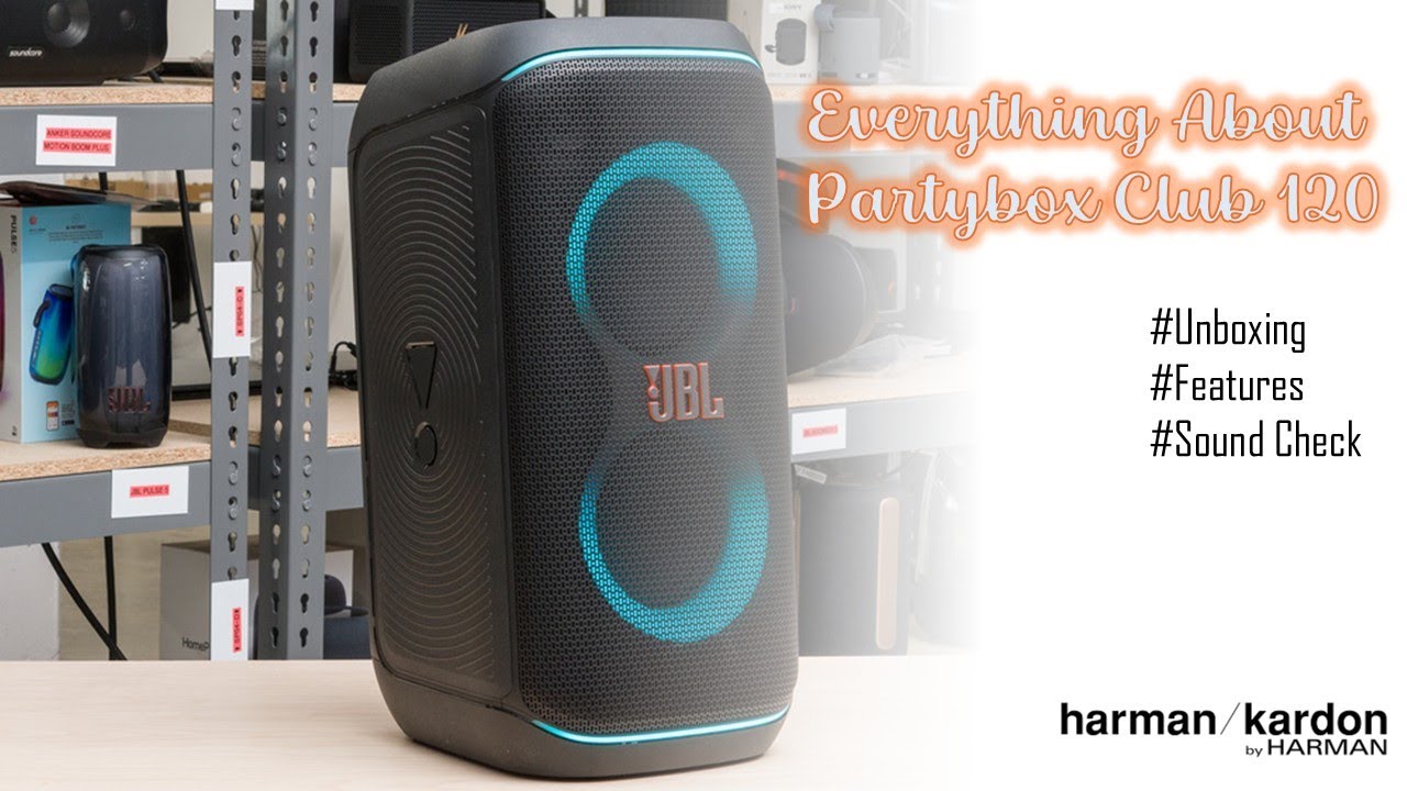 JBL PARTYBOX CLUB 120: My Experience After Unboxing!