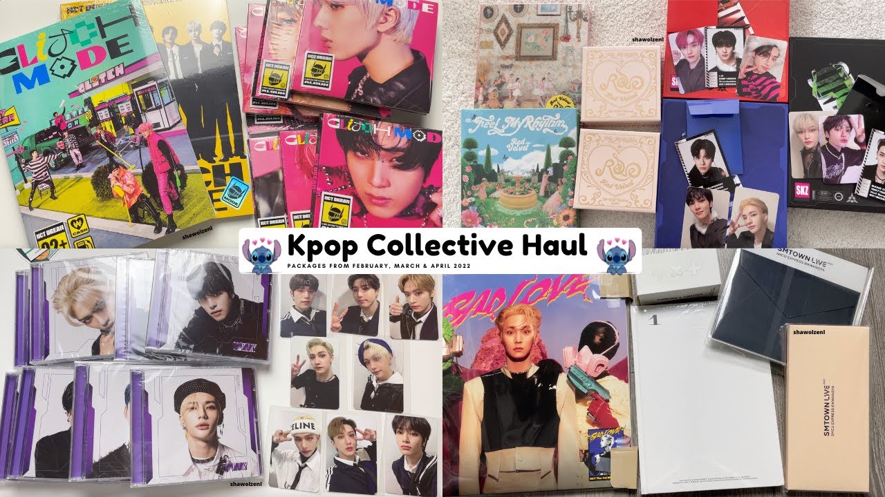 Kpop Collective Haul (Packages from February, March & April 2022) ♡