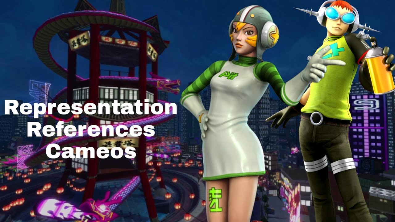 Jet Set Radio Representation in SEGA Crossover Games