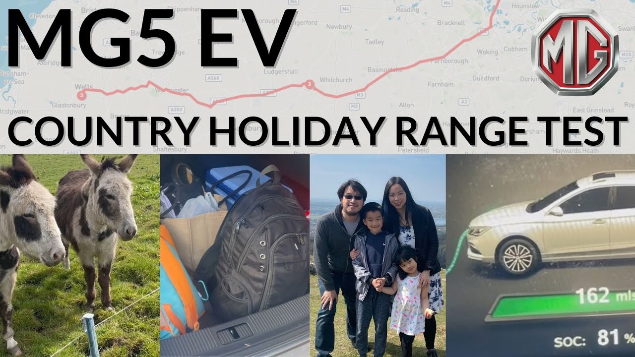 Can MG5 EV handle a country family holiday? ⚡🚙🐄 London → Somerset, Cheddar Gorge, Wells Market Vlog
