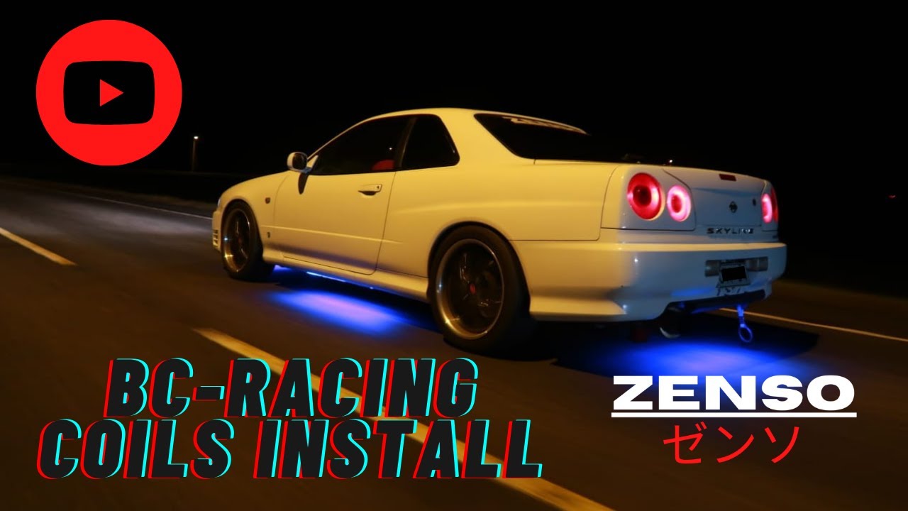 HOW TO INSTALL BC RACING COILOVERS ON THE R34 SKYLINE GTT!