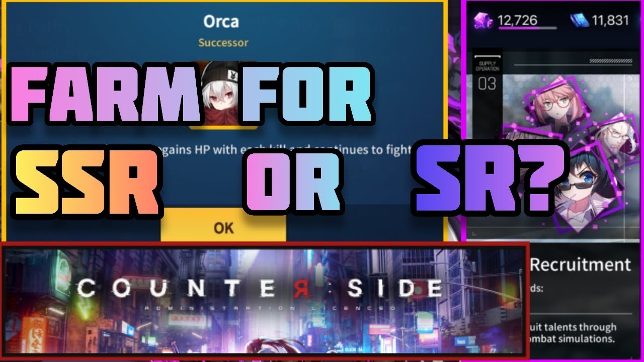 Counter:Side English - Should You Be Farming Sr and SSR Dupes [ Waste of Stamina? ]