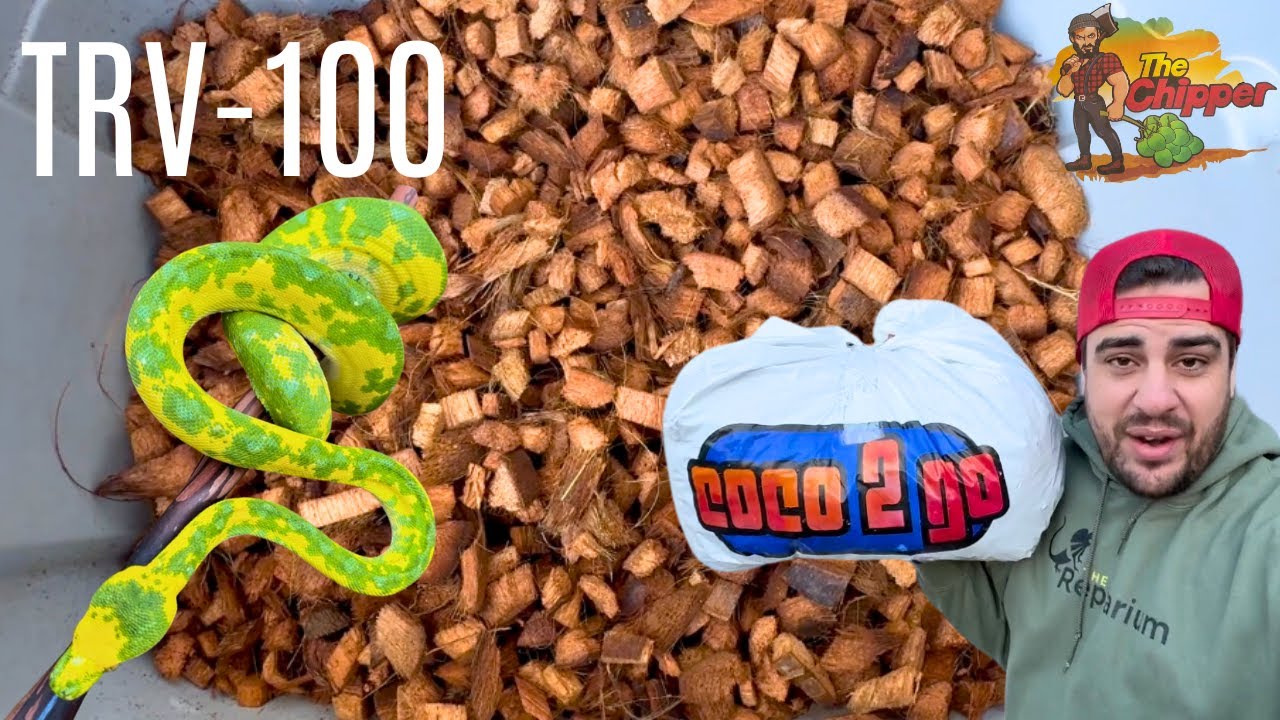 WHY THE CHIPPER IS THE BEST REPTILE SUBSTRATE IN THE GAME | TRV 100