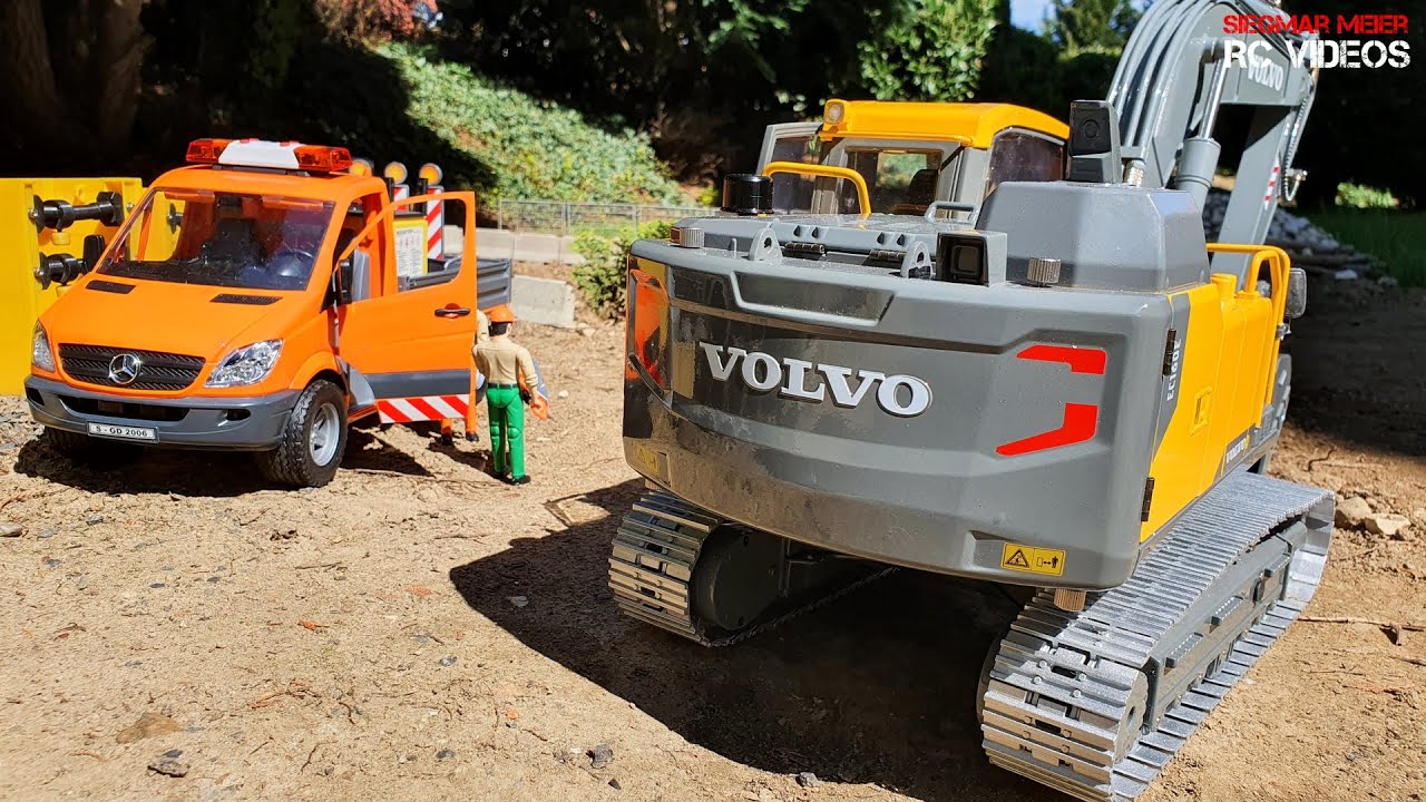 VOLVO EC160E - Erster Einsatz auf der Baustelle