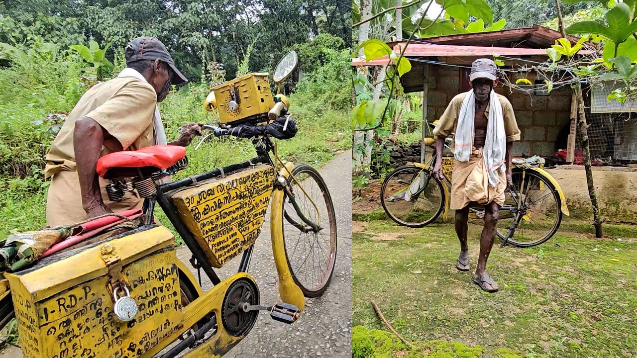 സ്വന്തമായി നിർമ്മിച്ച പ്രൈവറ്റ് റൂം വരെയുണ്ട് ഭാസ്കരേട്ടന്; പിന്നെ ഈ സൈക്കിളിലെ സൗകര്യങ്ങൾ കാണണം.