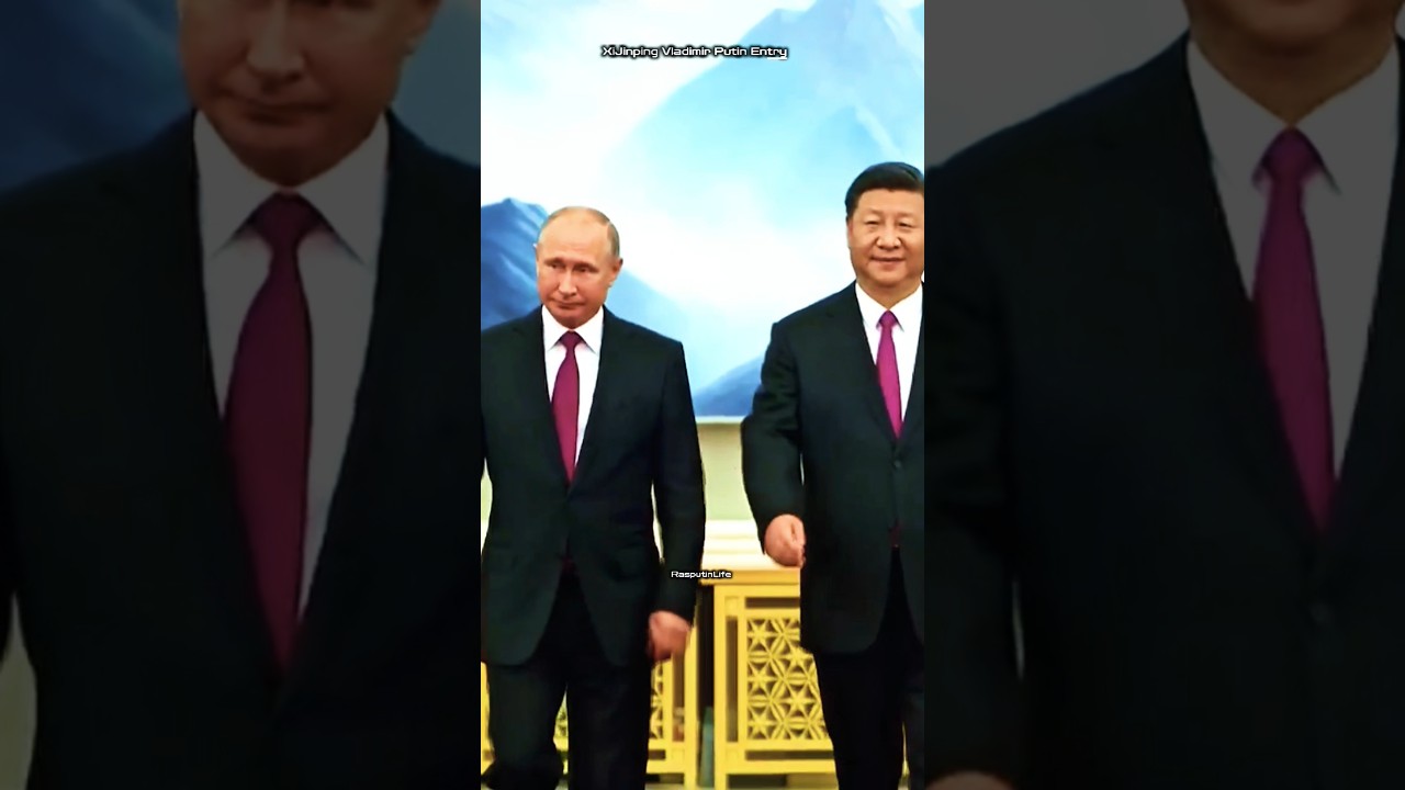Vladimir Putin XiJinping Entry #viral #edit #russia #putin #shorts