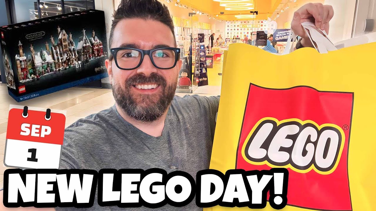 LEGO 1st September Release Day Madness - Store Shopping Vlog