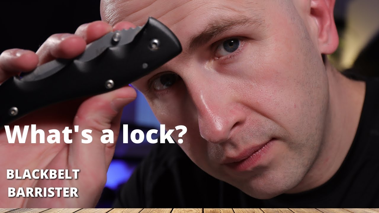 What makes it a locking knife?