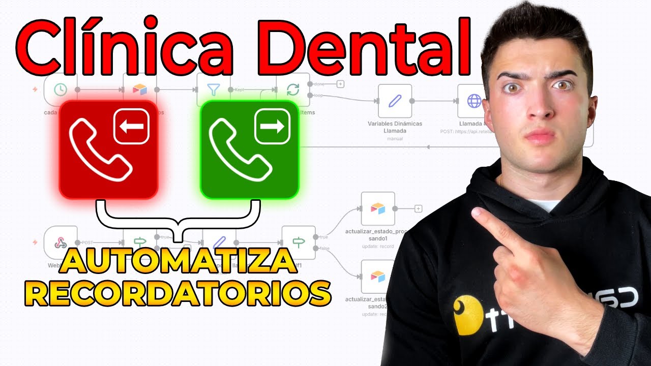 Construyo un agente de voz que ELIMINA los no-shows en CLÍNICAS DENTALES (tutorial desde 0)