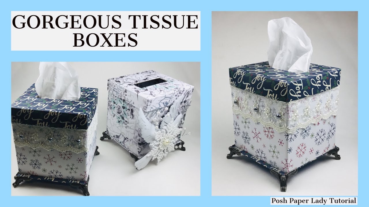 THE BEST TISSUE BOX ON YOUTUBE IS HERE!!!  MAKE YOURS IN LESS THAN 30 MINUTES!!