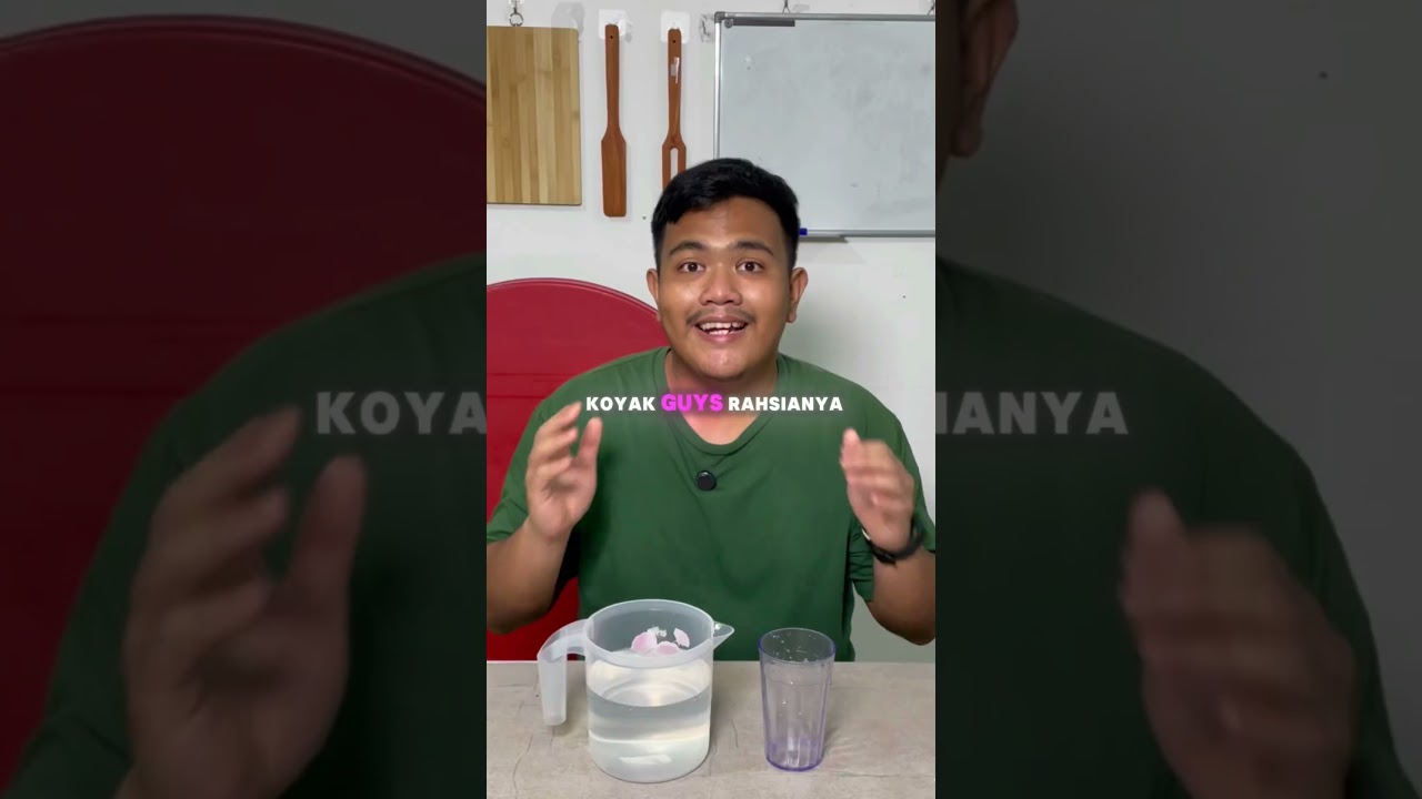 Rahsia Tutup Cawan Air Tak Tumpah