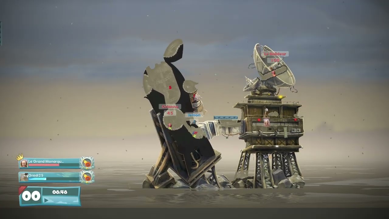vs Le Grand Monarque. Tragicomedy in Forts | Worms WMD ranked match