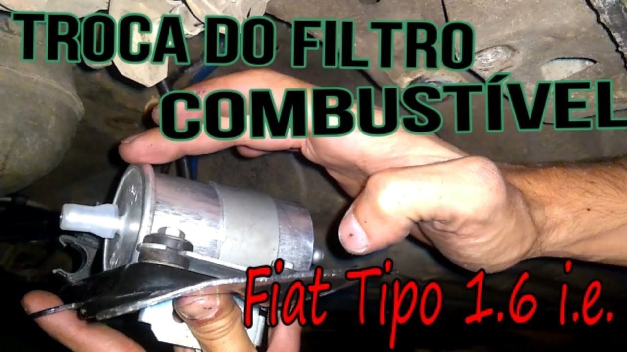 FIAT TIPO - Troca filtro combustível e reparo vazamento.