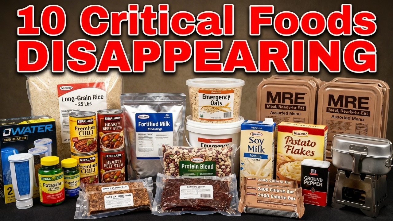 10 Critical Foods DISAPPEARING if War Reaches Your City (Act Fast!)