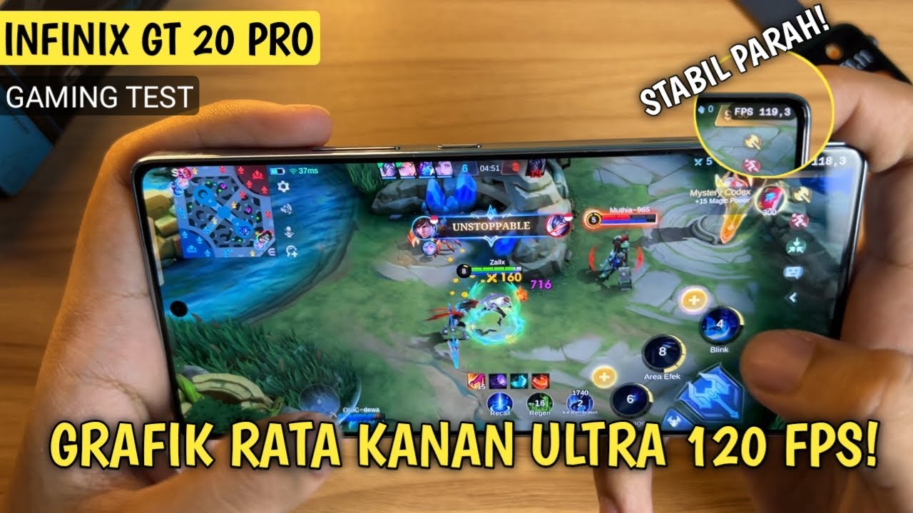 Test Main Mobile Legends di Infinix GT 20 Pro - Performa no limit!!