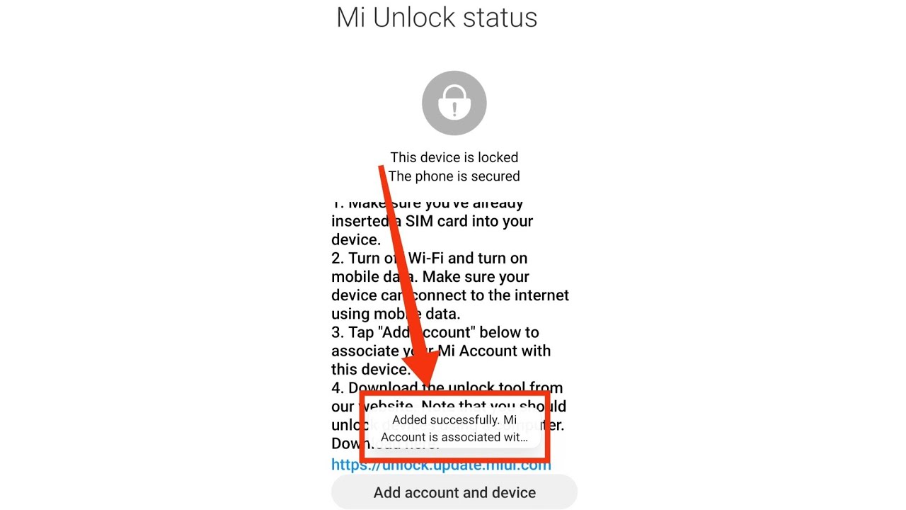 Couldn't verify, wait a minute or two and try again | Miui Redmi, Xioami, Poco Add account error Fix