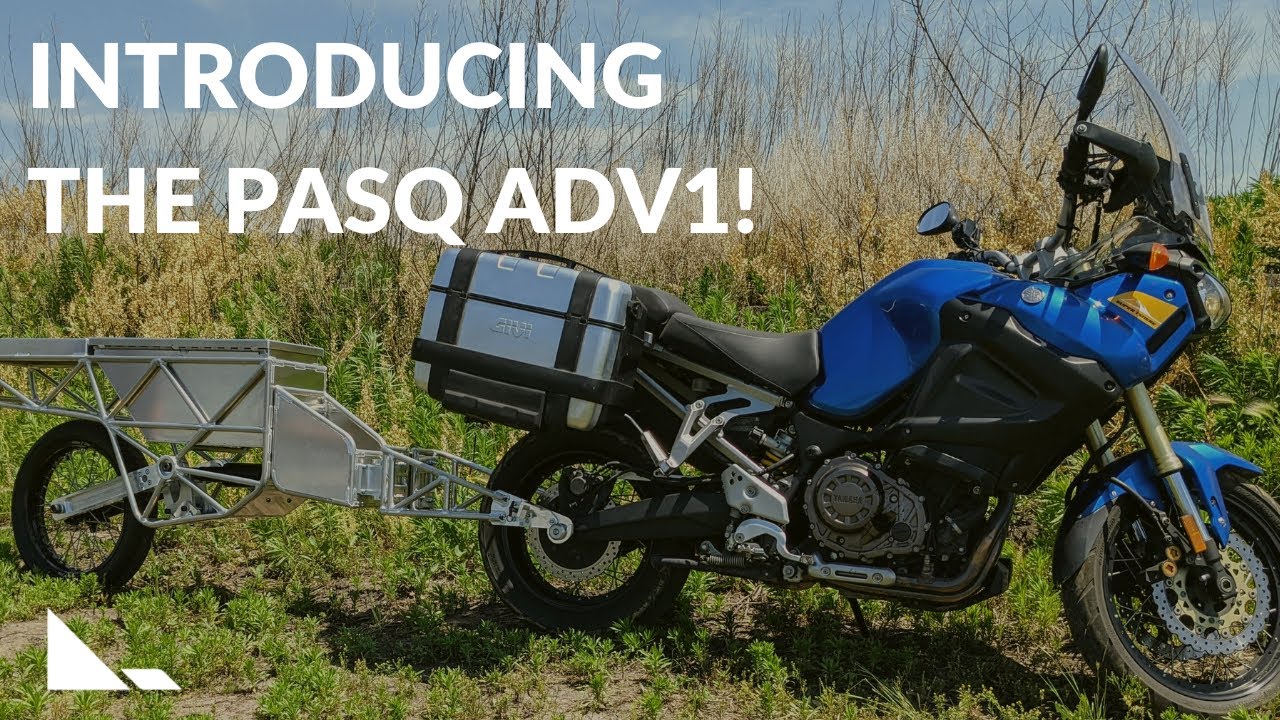 Introducing The Pasq&reg; ADV1 Single-Wheel Motorcycle Trailer - First Assembly and Maiden Voyage