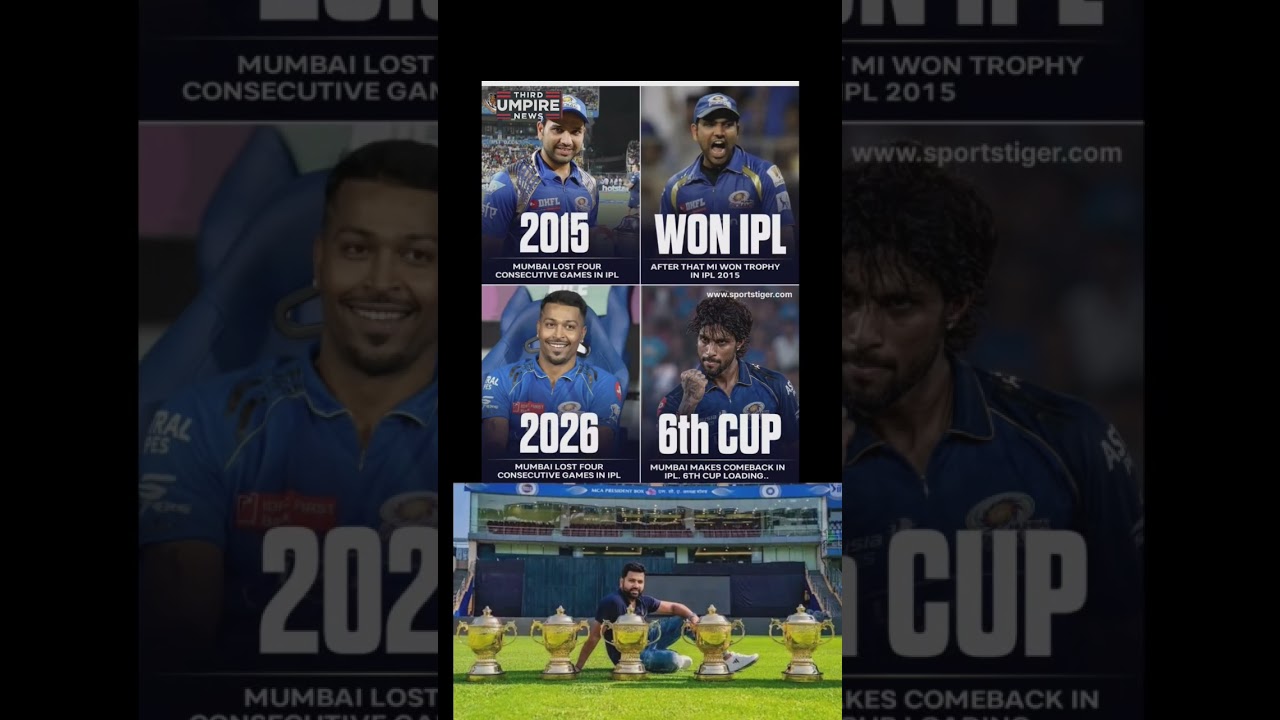 SCRIPT REPEAT?&rdquo;&ldquo;6TH CUP LOADING 🔥&rdquo;&ldquo;MI COMEBACK 😳Mumbai Indians&rsquo; 2015 Script Back?