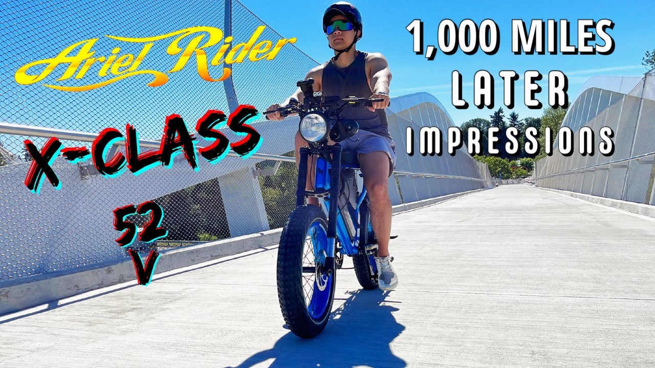 Ariel Rider X-Class 52v: 1,000 Miles Later Impressions and Accessories/Mods!