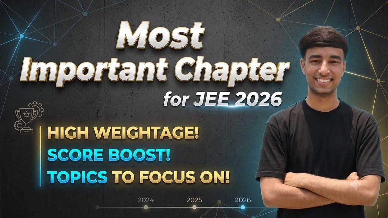 Most Important Chapter for JEE 2026 || High WEIGHTAGE 🚨☑️ || #jee #jeemains 