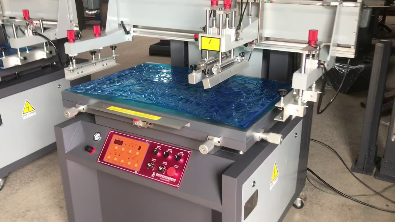 60x90cm vertical high accuracy screen printer